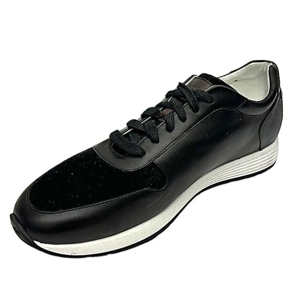 To Boot New York Aegis Men’s Leather Trainer Sneakers Black Size 11 US Shoes main image 12